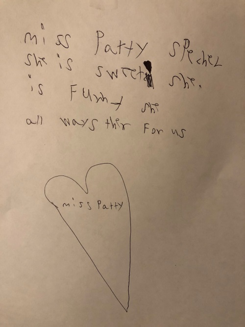 Testimonial from a child